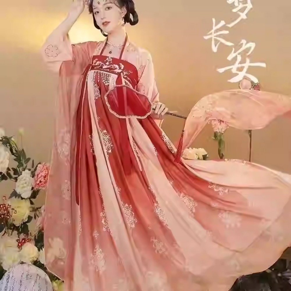 Ethnic Style Dresses - Hanfu จีนแบบดั้งเดิมชุดคอสเพลย์เครื่องแต่งกายสไตล์ชาติพันธุ์เวทีแสดงเสื้อผ้าแฟชั่นเสื้อผ้าผู้หญิง Party Fairy Dress