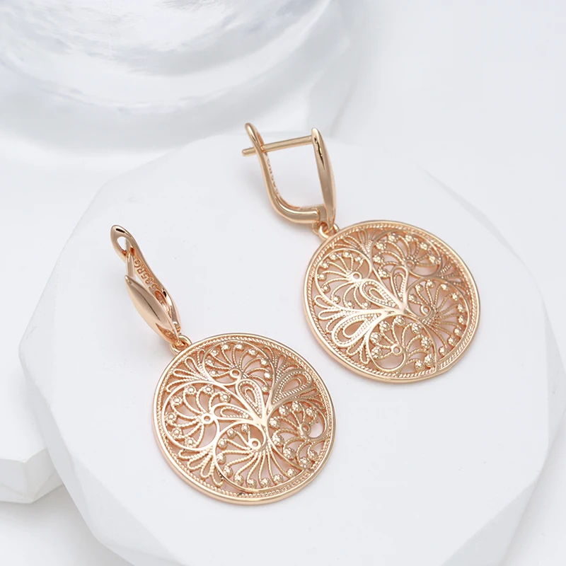 WBmqda ดอกไม้โลหะกลวงต่างหูรูป - Ethnic Fashion Dubai บทวิจารณ์และราคา