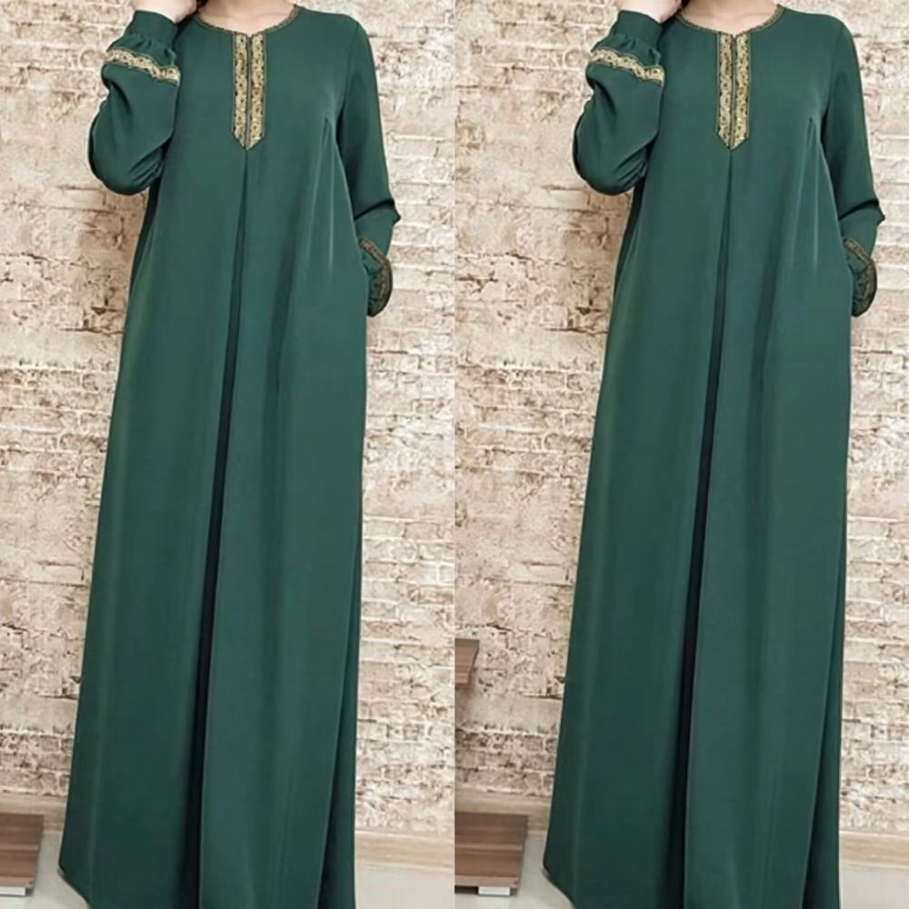 ชุดเดรสยาวลายดอกไม้ ใส่ได้หลาก - Ethnic Fashion Dress บทวิจารณ์และราคา