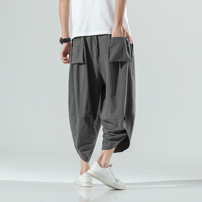 กางเกงฮาเร็มสไตล์จีนสำหรับผู้ช - Ethnic Fashion Men บทวิจารณ์และราคา