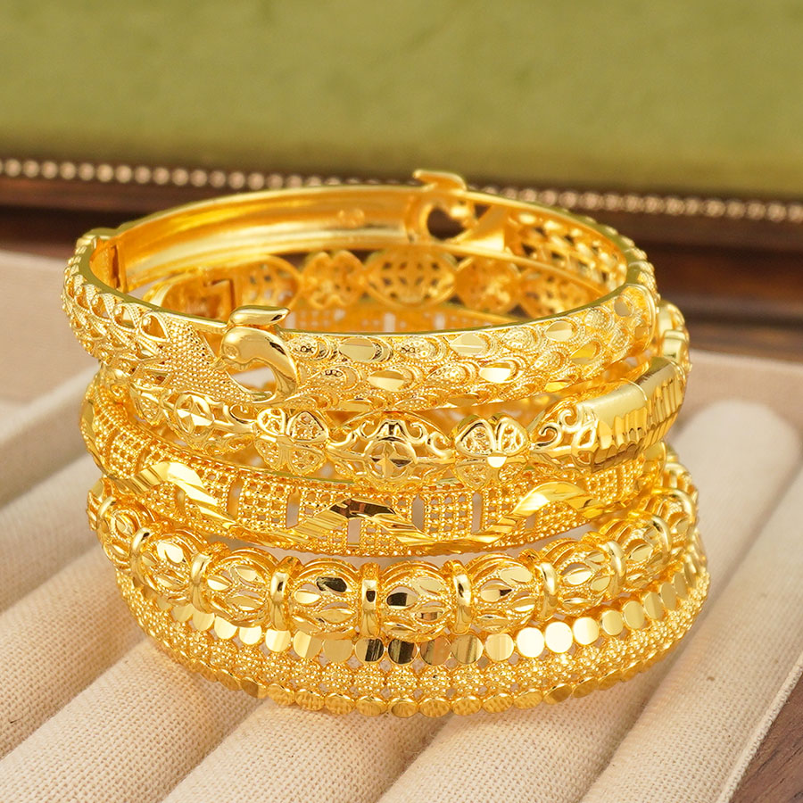 ชุดกำไลข้อมือลายแกะสลักนกยูงสี - Ethnic Fashion Dubai บทวิจารณ์และราคา