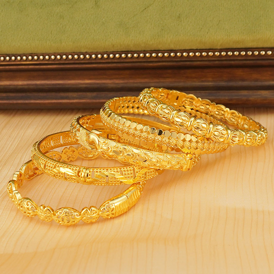 ชุดกำไลข้อมือลายแกะสลักนกยูงสี - Ethnic Fashion Dubai บทวิจารณ์และราคา