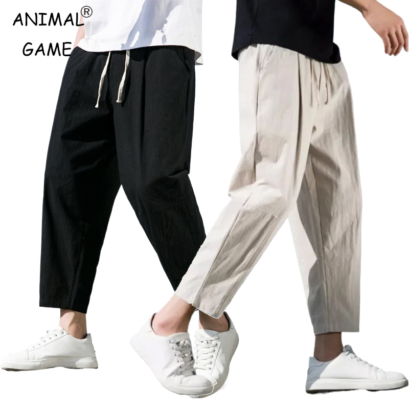 กางเกงผ้าลินินสำหรับผู้ชายแบบใ - Ethnic Fashion Men บทวิจารณ์และราคา