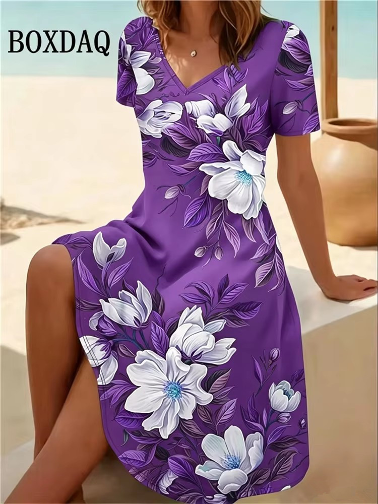 6XL พลัสไซส์ชุดเดรสผู้หญิงฤดูร - Ethnic Fashion Dress บทวิจารณ์และราคา
