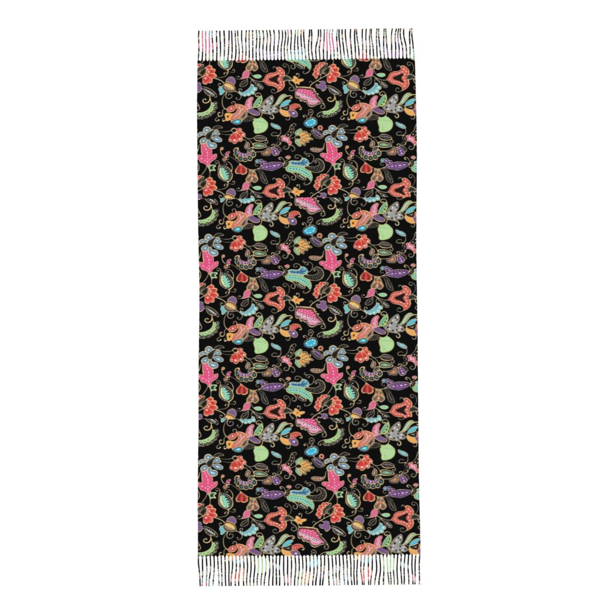 ผ้าคลุมไหล่บาติกสีม่วง ผ้าพันค - Batik Sarong Wrap บทวิจารณ์และราคา