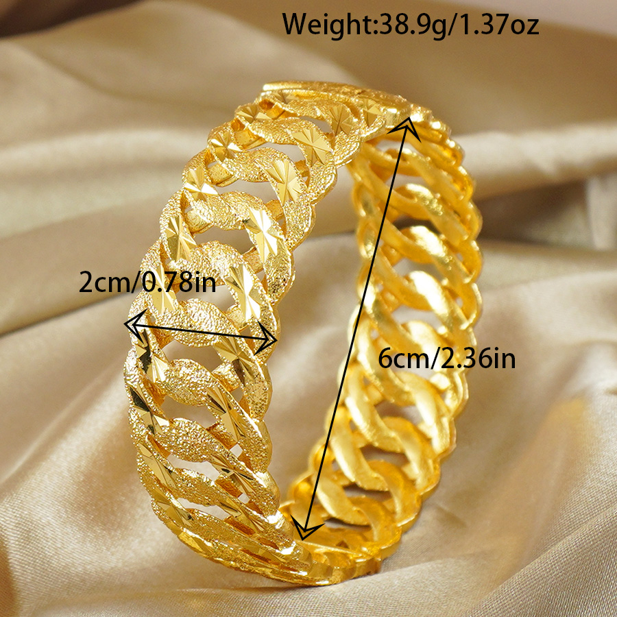 สร้อยข้อมือคิวบาแบบเปิดได้ย้อน - Ethnic Fashion Dubai บทวิจารณ์และราคา