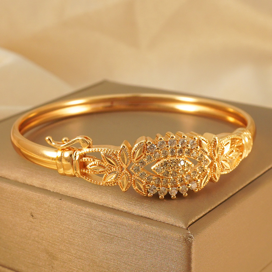 1ชิ้นดูไบดอกไม้เซอร์โคเนียมฝัง - Ethnic Fashion Dubai บทวิจารณ์และราคา