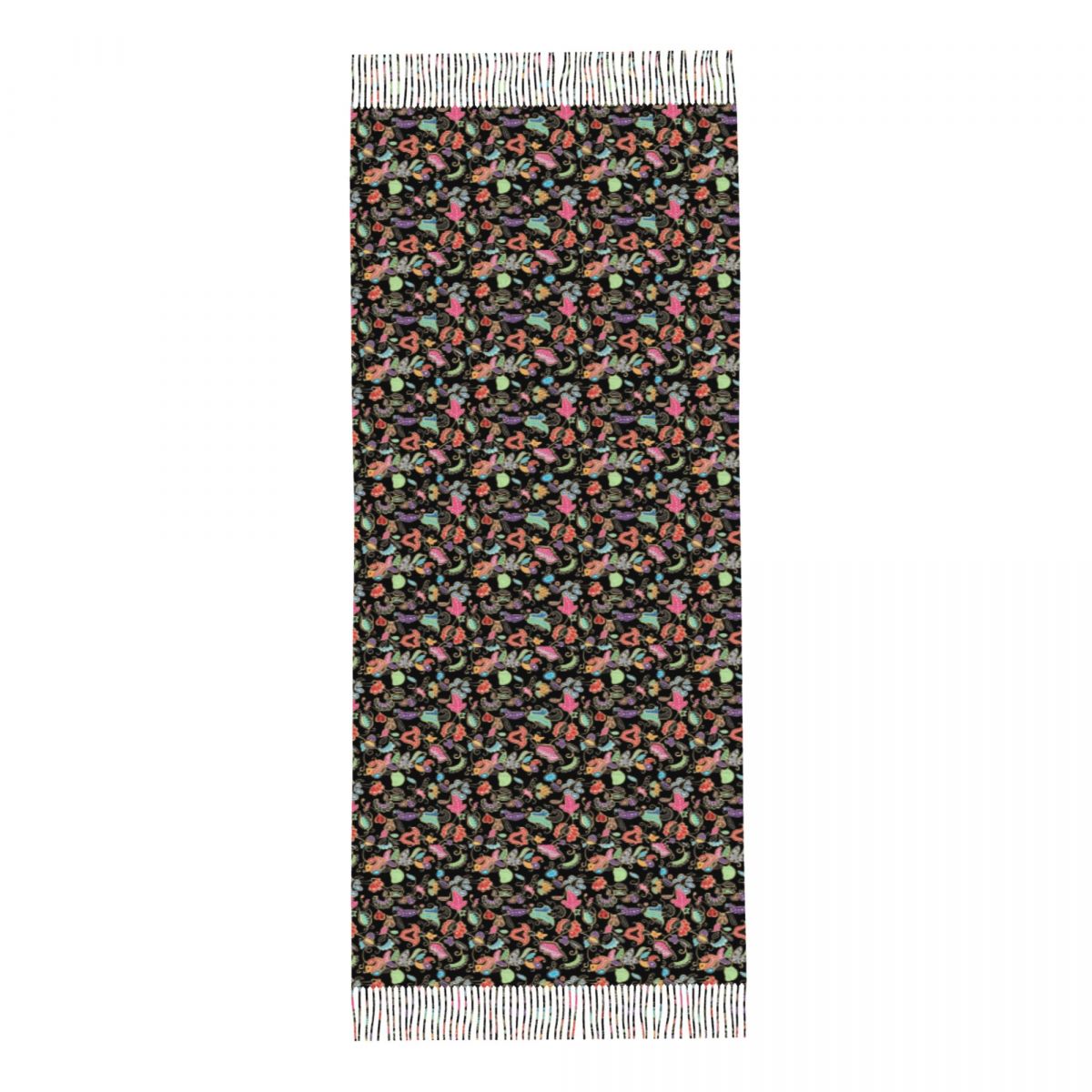 ผ้าคลุมไหล่บาติกสีม่วง ผ้าพันค - Batik Sarong Wrap บทวิจารณ์และราคา