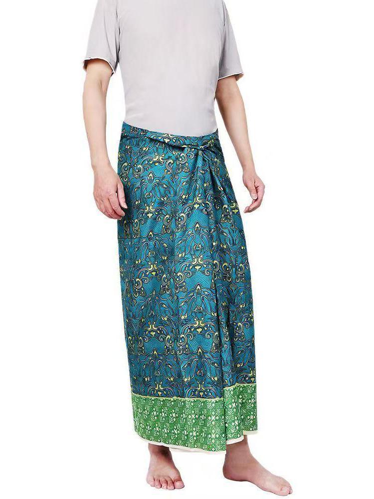 ผ้าโสร่งยาวแบบยูนิเซ็กส์ ลายบา - Batik Sarong Wrap บทวิจารณ์และราคา