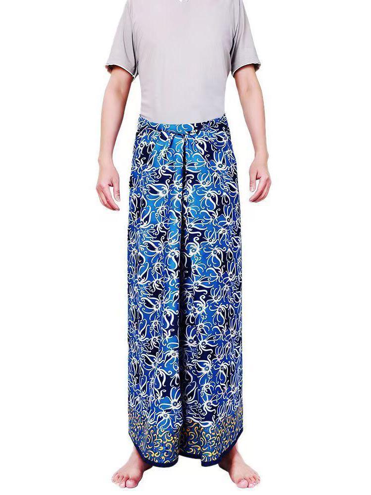ผ้าโสร่งยาวแบบยูนิเซ็กส์ ลายบา - Batik Sarong Wrap บทวิจารณ์และราคา